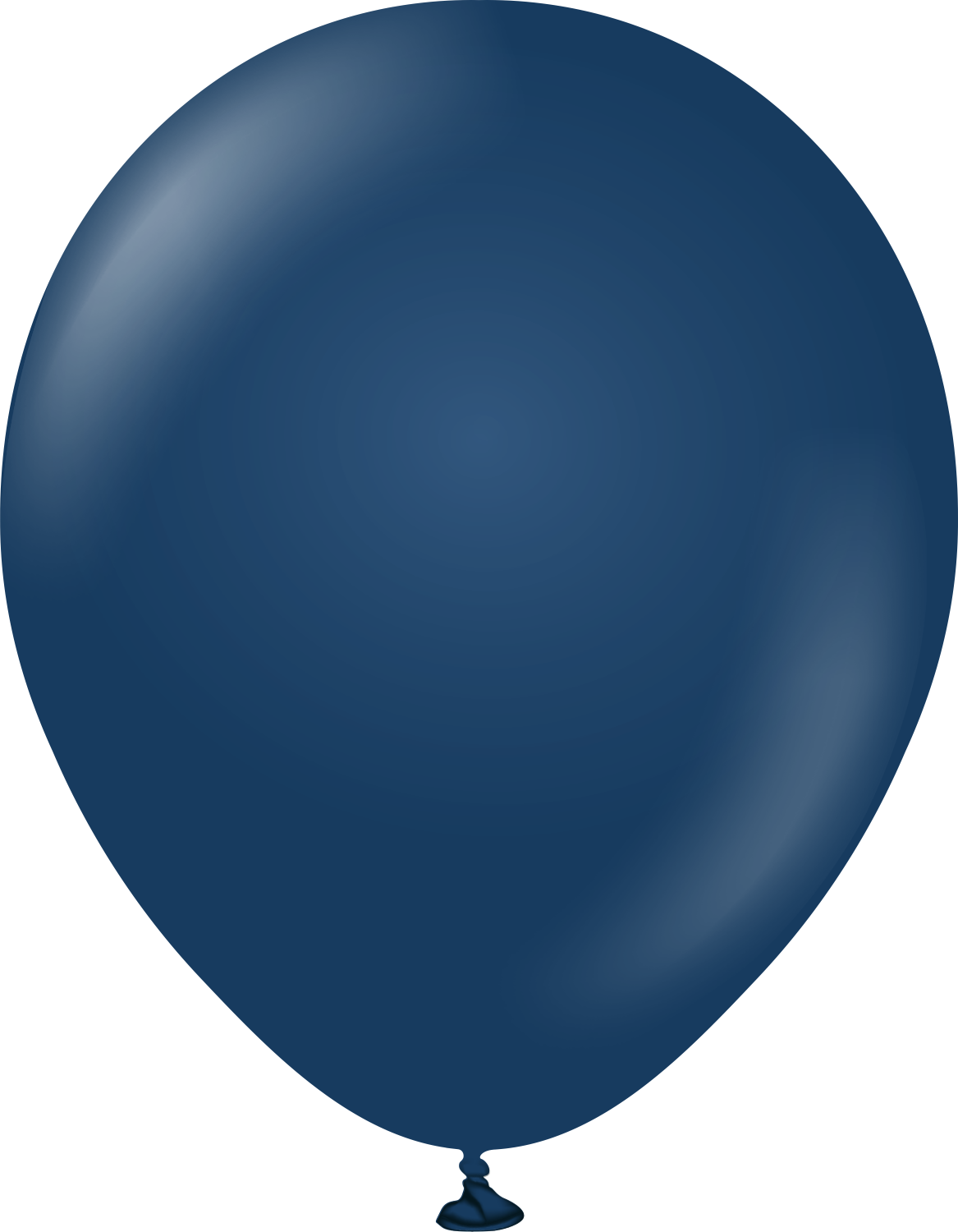 12 Kalisan Latex Balloons Retro Deep Blue (50 Per Bag)